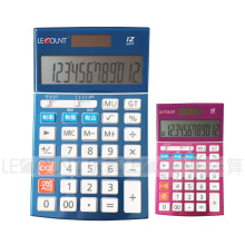 12 Digits Dual Power Desktop Calculator with Optional Tax Function (LC22639)